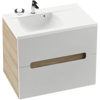 Тумба под раковину Ravak SD Classic II 80 R X000000916 подвесная Латте Белая — фото 1, Тумбы под раковину