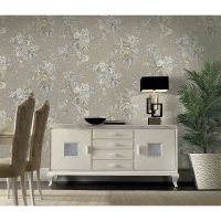 Обои Decori-Decori Amore 82876 Винил на флизелине (1,06*10,05) Бронзовый/Зеленый, Цветы — фото 2, Обои для стен