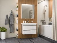 Тумба с раковиной Misty Ингрид 75 УТ000015021 подвесная Белая — фото 6, Мебель для ванной