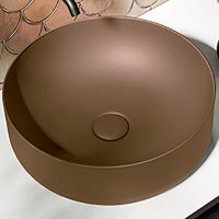 Раковина-чаша Kerasan Nolita 40 534488 Bruno matt — фото 1, Раковины