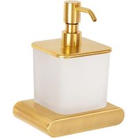 Дозатор для жидкого мыла Remer Lounge LN13BG Золото брашированное — фото 1, Дозаторы