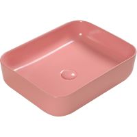 Раковина-чаша SantiLine 50 SL-1051P Персиковая матовая — фото 1, Раковины накладные