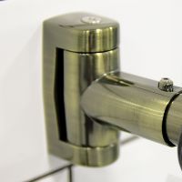 Карниз для душевого поддона Radomir 120х80 1-12-4-0-0-008 Бронза — фото 2, Аксессуары для ванной