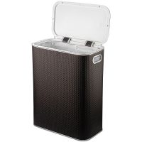 Товар: Корзина для белья Geralis PCH-B Punto Шоколад, кант Хром, стандартная - фото 2 Корзина для белья Geralis PCH-B Punto Шоколад, кант Хром, стандартная — фото 2, Корзины для белья