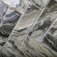 Мозаика Bonaparte Стеклянная Hadar Grey 26,8х26,8 см — фото 2, Мозаика