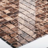 Товар: Керамическая мозаика StarMosaic Wild Stone Dark Emperador Polished JMST023 30,5x30,5 см - фото 3 Керамическая мозаика StarMosaic Wild Stone Dark Emperador Polished JMST023 30,5x30,5 см — фото 3, Мозаика