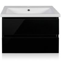 Тумба под раковину Style Line Даймонд 80 Люкс Plus подвесная Белый глянец арт-СС-00000483 — фото 5, Тумбы под раковину