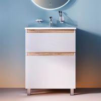 Тумба под раковину AM.PM X-Joy 65 M85AFSX0652WG Белый глянец — фото 8, Мебель для ванной