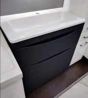 Товар: Тумба под раковину Style Line Бергамо мини 90 Люкс Plus СС-00002363 Черная антискрейч - фото 4 Тумба под раковину Style Line Бергамо мини 90 Люкс Plus СС-00002363 Черная антискрейч — фото 4, Мебель для ванной