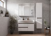 Товар: Тумба под раковину Aquaton Нортон 100 1A249001NT010 подвесная Белая глянцевая - фото 13 Тумба под раковину Aquaton Нортон 100 1A249001NT010 подвесная Белая глянцевая — фото 13, Мебель для ванной