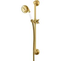 Душевой гарнитур Cezares Lord-SD-03/24-Bi Золото 24 карат — фото 1, Душевые гарнитуры
