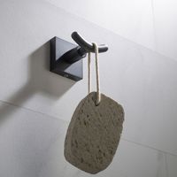 Двойной крючок Timo Selene 12012/03 Черный — фото 2, Крючки для полотенец