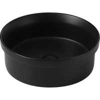 Раковина-чаша Abber Bequem 40 AC2103MB Черная матовая — фото 1, Раковины накладные