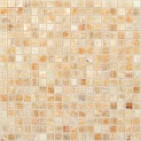 Мозаика Caramelle mosaic Pietrine 7 мм Onice beige POL 30,5x30,5 см — фото 1, Мозаика