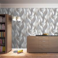 Обои Solo Ice Flame SL8587-14 Винил на флизелине (1,06*10) Серый/Бежевый, Абстракция — фото 2, Обои для стен