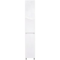 Шкаф пенал Style Line Даллас Люкс Plus 30 СС-00002235 Белый глянец — фото 1, Пеналы для ванной комнаты