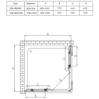 Товар: Душевой уголок Vincea Soft 90x90 VSS-3SO900CLGM профиль Вороненая сталь стекло прозрачное - фото 5 Душевой уголок Vincea Soft 90x90 VSS-3SO900CLGM профиль Вороненая сталь стекло прозрачное — фото 5, Квадратные душевые уголки
