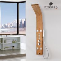 Душевая панель Denberg LT-202 с термостатом Бамбук — фото 2, Душевое оборудование. Душевая программа