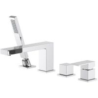 Смеситель на борт ванны Aquatek Либра AQ1648CR Хром — фото 1, Смесители на борт ванны