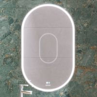 Зеркало Laparet Electra 55 electra.55*90 с подсветкой с сенсорным выключателем и подогревом — фото 4, Мебель для ванной