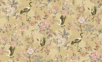 Обои Yien Feerie 3501-6 Винил на флизелине (1,06*10) Бежевый/Разноцветный, Птицы/Цветы — фото 2, Обои для стен