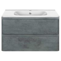 Тумба под раковину Vincea Vico VMC-2V800BT подвесная Beton — фото 3, Тумбы под раковину