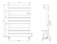 Товар: Водяной полотенцесушитель Boheme Venturo 720-CR Хром - фото 3 Водяной полотенцесушитель Boheme Venturo 720-CR Хром — фото 3, Водяные полотенцесушители