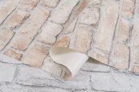 Обои Артекс Selena 10830-02 Винил на флизелине (1,06*10,05) Бежевый, Кирпич — фото 5, Обои для стен