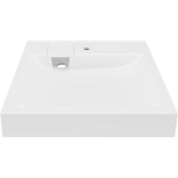 Раковина Paola Siena 60x60 на стиральную машину Белая глянцевая — фото 2, Раковины