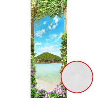 Фотообои Divino B-008 Фактура живопись Винил на флизелине (1*2,7) Разноцветный, Пейзаж/Море — фото 1, Обои для стен