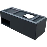 Тумба под раковину Allen Brau Infinity 120 R 1.21008.AM подвесная Антрацит матовый — фото 18, Тумбы под раковину