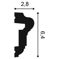 Товар: Молдинг Orac Decor P6020 2000x64x28 мм - фото 2 Молдинг Orac Decor P6020 2000x64x28 мм — фото 2, Молдинги