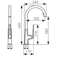 Товар: Смеситель для кухни Kaiser Merkur 27166-2 Черный матовый - фото 8 Смеситель для кухни Kaiser Merkur 27166-2 Черный матовый — фото 8, Смесители