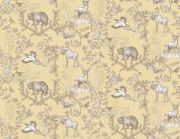 Фреска Ortograf Flora 31302 Фактура бархат FX Флизелин (3,5*2,7) Желтый/Коричневый, Птицы/Животные — фото 2, Фрески