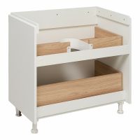 Тумба под раковину Runo Афина 80 00-00001170 Белая — фото 2, Тумбы под раковину