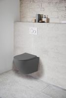 Товар: Унитаз Vincea Globo VT1-14SMA подвесной Антрацит матовый с сиденьем Микролифт - фото 9 Унитаз Vincea Globo VT1-14SMA подвесной Антрацит матовый с сиденьем Микролифт — фото 9, Подвесные унитазы