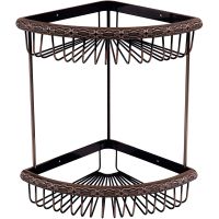 Полка корзина Lemark Jasmine LM6682ORB Черная бронза — фото 1, Полки для ванной и душа