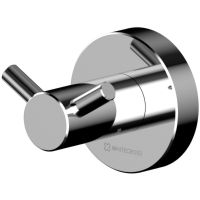 Двойной крючок Whitecross Ergo chrome ER2212CR Хром — фото 1, Крючки для полотенец