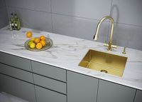 Смеситель для кухни Paulmark Lange La214212-SBG Светлое брашированное золото — фото 4, Смесители для кухни