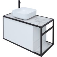 Товар: Тумба под раковину Aquanet Nova Lite Loft 90L подвесная Белый глянец арт-261652 - фото 3 Тумба под раковину Aquanet Nova Lite Loft 90L подвесная Белый глянец арт-261652 — фото 3, Тумбы под раковину