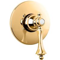 Смеситель для душа Cezares Margot MARGOT-DIM-03/24-M Золото 24 карата — фото 1, Смеситель для душа