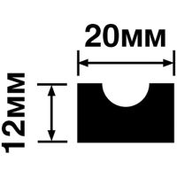 Молдинг HIWOOD P20 2700x20x12 мм — фото 2, Молдинги
