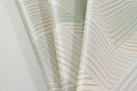 Обои Артекс Каскад 10906-02 Винил на флизелине (1,06*10,05) Зеленый/Бежевый, Геометрия — фото 8, Обои для стен