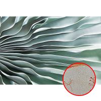 Фреска Ortograf 3D 33258 Фактура бархат золото FX-G Флизелин (4*2,7) Серый, Абстракция — фото 1, Фрески