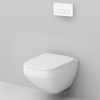 Комплект унитаза с инсталляцией AM.PM Inspire V2.0 FlashClean IS47001.50A1700 с сиденьем Микролифт и Белой клавишей смыва — фото 2, Комплекты унитаз + инсталляция