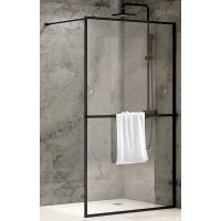 Товар: Душевая перегородка Abber AG60120B 120x200 профиль Черный стекло прозрачное - фото 1 Душевая перегородка Abber AG60120B 120x200 профиль Черный стекло прозрачное — фото 1, Душевые перегородки