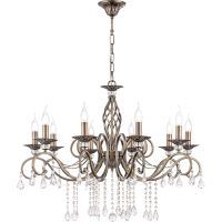 Люстра Maytoni Royal Classic Grace RC247-PL-10-R Латунь — фото 1, Люстры