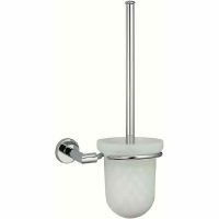 Ершик для унитаза Nofer Line 16518.S Хром матовый — фото 1, Ершики для унитаза