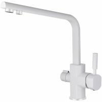 Смеситель для кухни Kaiser Decor 40144-10 Белый глянцевый — фото 1, Смесители