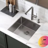 Товар: Кухонная мойка Iddis Prime 44 PRI44S0i77 Сатин - фото 3 Кухонная мойка Iddis Prime 44 PRI44S0i77 Сатин — фото 3, Кухонные мойки